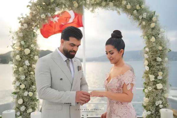 عکس و فیلم عقد و عروسی در استانبول