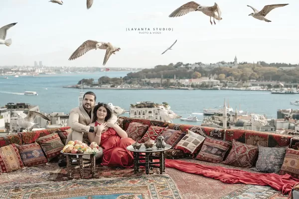 کلیپ فرمالیته و عکاسی در بام استانبول